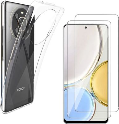 Pack PHONILLICO Honor Magic 4 Lite 4G - Coque + Verre x2 Pack PHONILLICO Honor Magic 4 Lite 4G - Coque + Verre x2