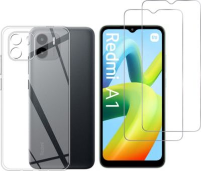 Pack PHONILLICO Xiaomi Redmi A1 - Coque + Verre x2