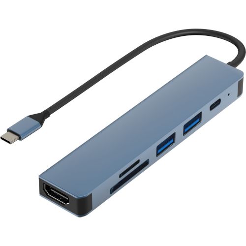 Hub USB C PHONILLICO Adaptateur Hub USB-C 6en1