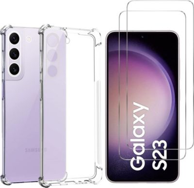 Pack PHONILLICO Samsung Galaxy S23 Coque + Verre trempé Pack PHONILLICO Samsung Galaxy S23 Coque + Verre trempé