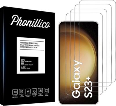 Protège écran PHONILLICO Samsung Galaxy S23 PLUS -Verre trempé