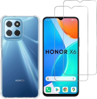 Pack PHONILLICO HONOR X6 - TPU Antichoc + 2 Verres Pack PHONILLICO HONOR X6 - TPU Antichoc + 2 Verres