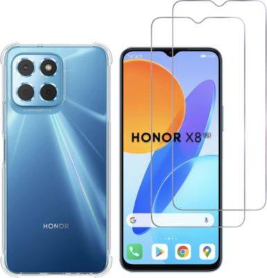 Pack PHONILLICO HONOR X8 5G - TPU Antichoc + 2 Verres
