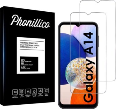 Protège écran PHONILLICO Samsung Galaxy A14 4G/5G - Verre x2 Protège écran PHONILLICO Samsung Galaxy A14 4G/5G - Verre x2