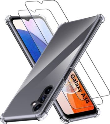 Pack PHONILLICO Samsung Galaxy A34 5G - Coque+Verre