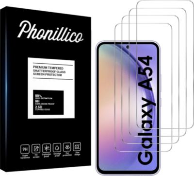 Protège écran PHONILLICO Samsung Galaxy A54 5G - Verre x4