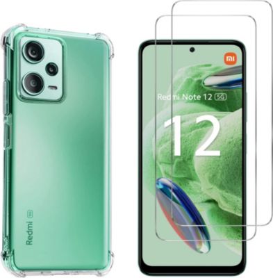 Pack PHONILLICO Xiaomi Redmi Note 12 5G - Coque+Verre