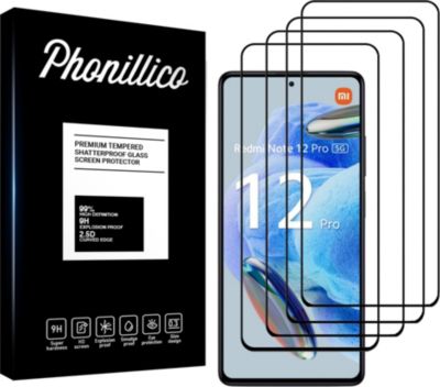 Protège écran PHONILLICO Xiaomi Redmi Note 12 Pro 5G - Verre X4