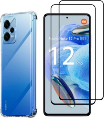 Pack PHONILLICO Xiaomi Redmi Note 12 Pro 5G -Coque+Verre Pack PHONILLICO Xiaomi Redmi Note 12 Pro 5G -Coque+Verre