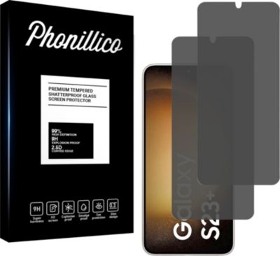 Protège écran PHONILLICO Samsung Galaxy S23+ / Verre espion x2