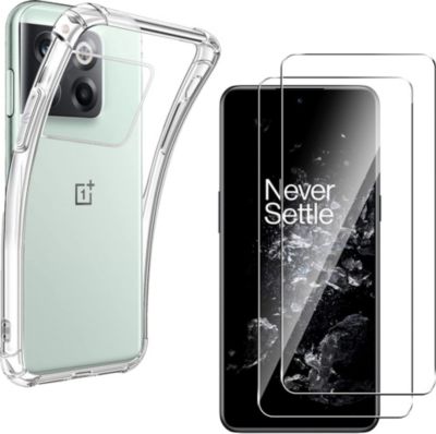 Pack PHONILLICO OnePlus 10T - Coque + Verre trempé x2 Pack PHONILLICO OnePlus 10T - Coque + Verre trempé x2