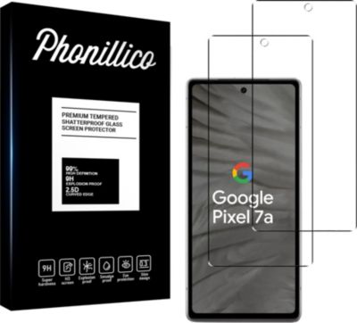 Protège écran PHONILLICO Google Pixel 7a - Verre trempé x2