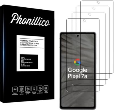 Protège écran PHONILLICO Google Pixel 7a - Verre trempé x4