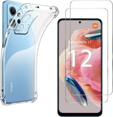 Pack PHONILLICO Xiaomi Redmi Note 12 4G - Coque + Verre Pack PHONILLICO Xiaomi Redmi Note 12 4G - Coque + Verre