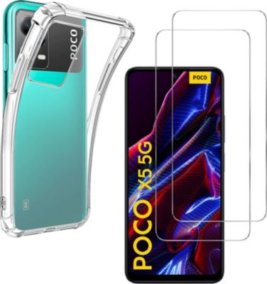 Pack PHONILLICO Xiaomi Poco X5 5G - Coque + Verre