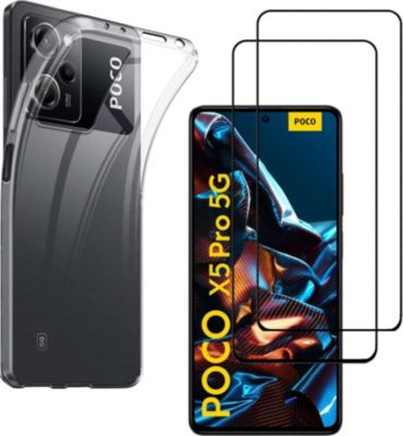 Pack PHONILLICO Xiaomi Poco X5 Pro 5G - Coque + Verre Pack PHONILLICO Xiaomi Poco X5 Pro 5G - Coque + Verre