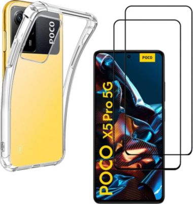 Pack PHONILLICO Xiaomi Poco X5 Pro 5G - Coque + Verre
