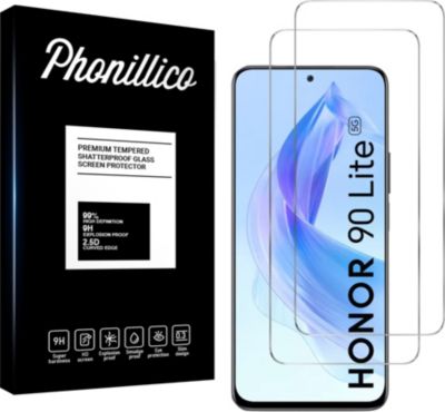 Protège écran PHONILLICO Honor 90 Lite - Verre Trempé x2 Protège écran PHONILLICO Honor 90 Lite - Verre Trempé x2