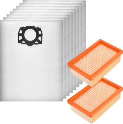 Kit de remplacement PHONILLICO Karcher WD4/WD5/WD6 Sac x8 Filtre x2