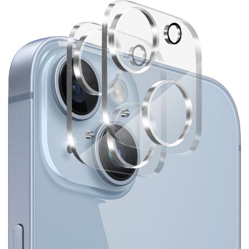 Protège objectif PHONILLICO iPhone 15 / iPhone 15 Plus -Verre