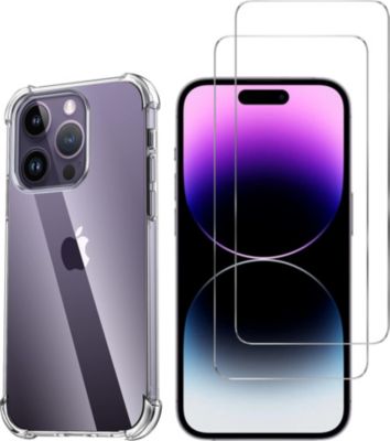 Pack PHONILLICO iPhone 15 Pro Max - Coque + Verre trempé
