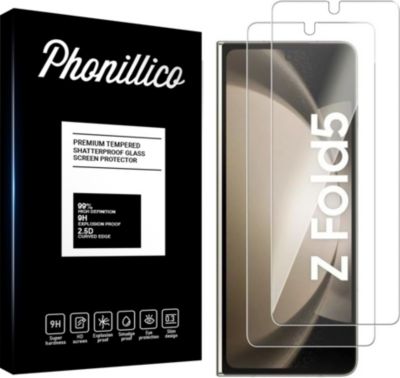 Protège écran PHONILLICO Samsung Galaxy Z Fold 5 - Verre trempé