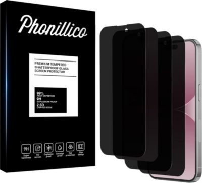 Protège écran PHONILLICO iPhone 15 - Verre espion x4