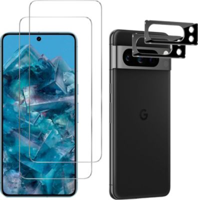 Protecteur Caméra Verre Trempé 9H Pour Google Pixel 10 Pro - 4 Pièces, HD Transparent, Antichoc, Anti-empreintes - Compatible Avec La Plupart Des Coques