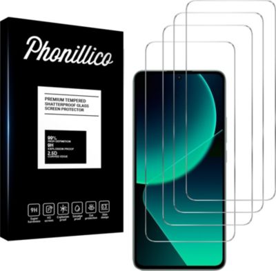 Protège écran PHONILLICO Xiaomi 13T/13T PRO - Verre trempé x4