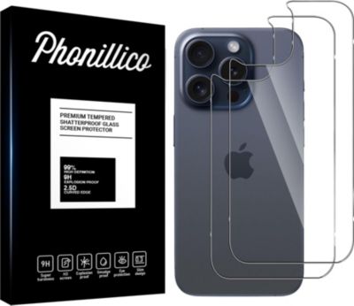 PHONILLICO iPhone 15 Pro Max - Verre trempé x2