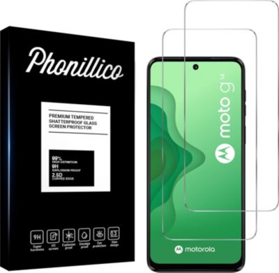 Protège écran PHONILLICO Motorola Moto G14 - Verre trempé x2 Protège écran PHONILLICO Motorola Moto G14 - Verre trempé x2
