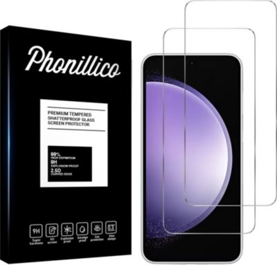 Protège écran PHONILLICO Samsung Galaxy S23 FE - Verre trempé x2