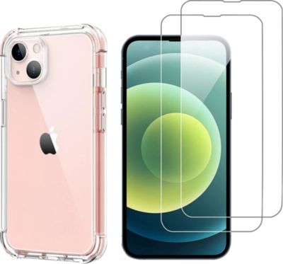 Pack PHONILLICO iPhone 13 - Coque + verre trempé x2