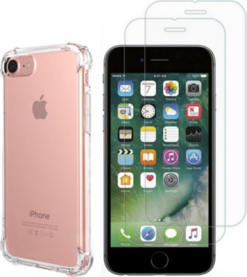 Pack PHONILLICO iPhone 8 / iPhone 7 - Coque + verre