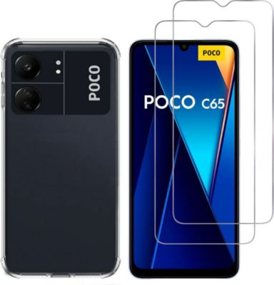 Pack PHONILLICO Xiaomi Poco C65 - Coque + verre trempé