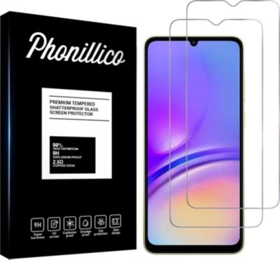 Protège écran PHONILLICO Samsung Galaxy A05 - Verre trempé x2 Protège écran PHONILLICO Samsung Galaxy A05 - Verre trempé x2