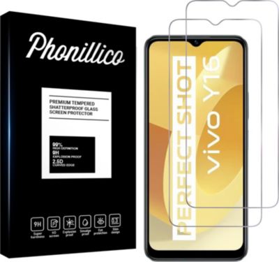 Protège écran PHONILLICO Vivo Y16 - Verre trempé x2