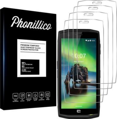 Protège écran PHONILLICO Crosscall Action X5 - Verre trempé x4 Protège écran PHONILLICO Crosscall Action X5 - Verre trempé x4