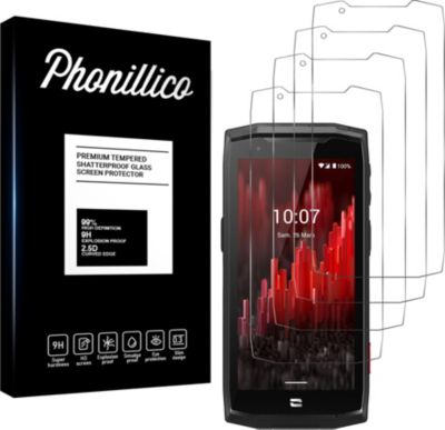 Protège écran PHONILLICO Crosscall Core M5 - Verre trempé x4