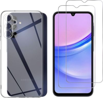 Pack PHONILLICO Samsung Galaxy A15 -Coque + verre trempé Pack PHONILLICO Samsung Galaxy A15 -Coque + verre trempé
