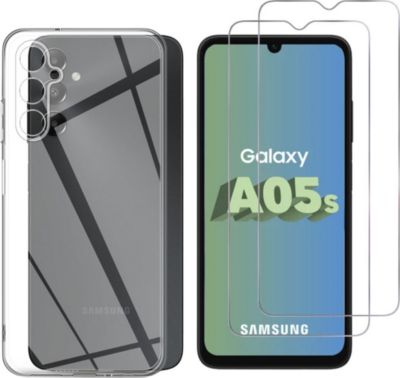 Pack PHONILLICO Samsung Galaxy A05S -Coque +verre trempé