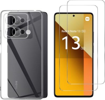 Pack PHONILLICO Xiaomi Redmi Note 13 5G - Coque + Verre Pack PHONILLICO Xiaomi Redmi Note 13 5G - Coque + Verre