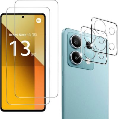 Pack PHONILLICO Xiaomi Redmi Note 13 5G - Verres trempé