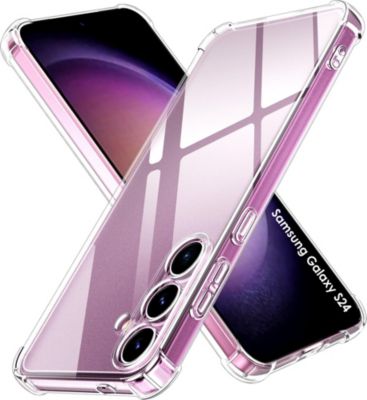 Coque PHONILLICO Samsung Galaxy S24 -Antichoc Transparent