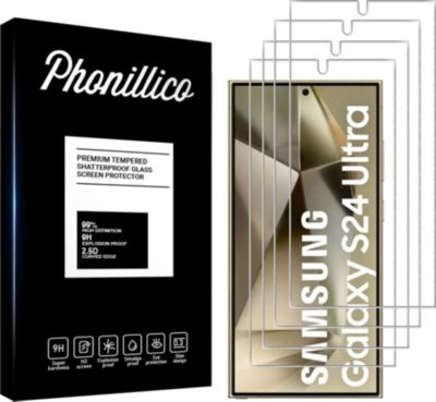 Protège écran PHONILLICO Samsung Galaxy S24 ULTRA - Verre trempé