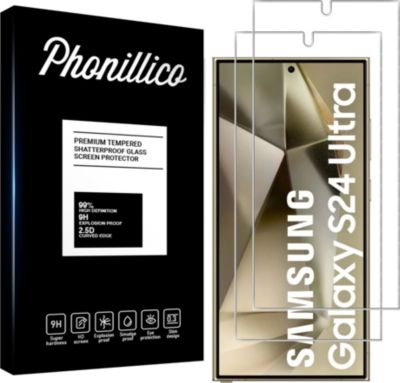 Protège écran PHONILLICO Samsung Galaxy S24 ULTRA - Verre trempé Protège écran PHONILLICO Samsung Galaxy S24 ULTRA - Verre trempé