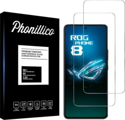 Protège écran PHONILLICO Asus Rog Phone 8 - Verre trempé x2