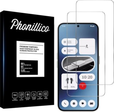 Protège écran PHONILLICO Nothing Phone 2a - Verre trempé x2