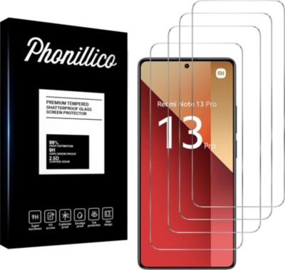 Protège écran PHONILLICO Xiaomi Redmi Note 13 PRO 4G-Verre trempé