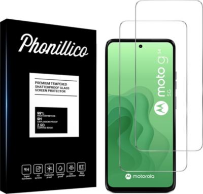 Protège écran PHONILLICO Motorola Moto G34 5G - Verre trempé x2